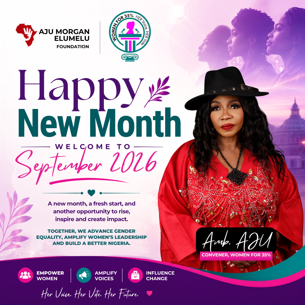 The Women for 35% Happy New Month